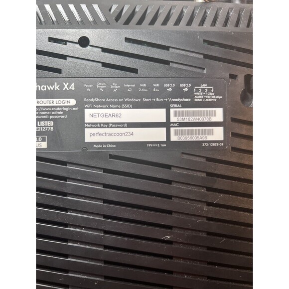 NETGEAR Nighthawk X4 C7500 AC3200 WiFi Cable Modem Router DOCSIS 3.0 - Picture 5 of 5